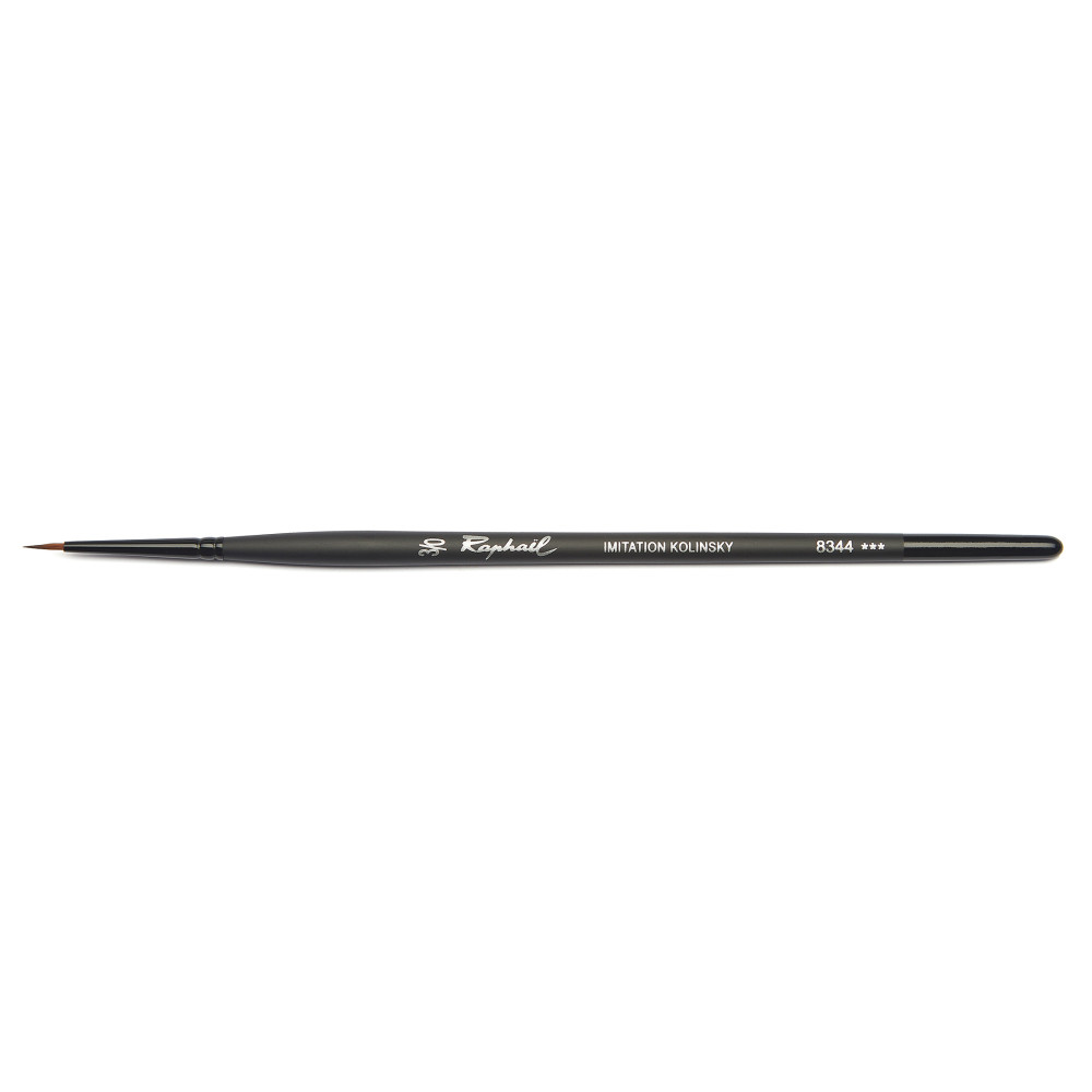 Fine round, synthetic bristles, Stradivarius brush, 8344 series - Raphael - no. 3/0