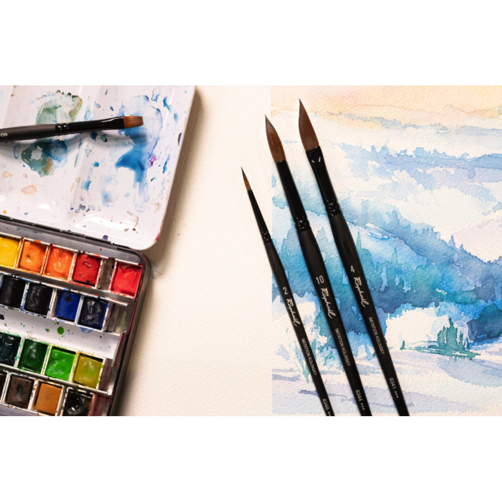 Liner, synthetic bristles, Stradivarius brush, 8346 series - Raphael - no. 2