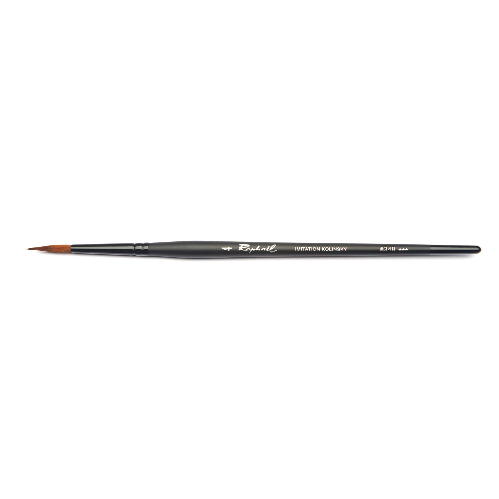 Round, synthetic bristles, Stradivarius brush, 8348 series - Raphael - no. 4