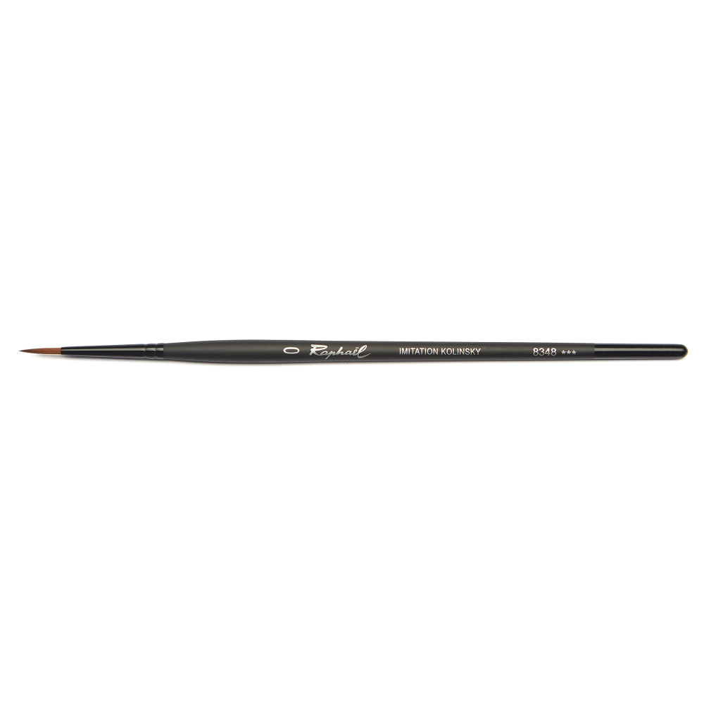 Round, synthetic bristles, Stradivarius brush, 8348 series - Raphael - no. 0