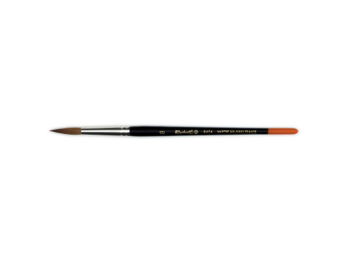 Round natural bristles Martre Kolinsky brush 8404 series - Raphael - no. 8