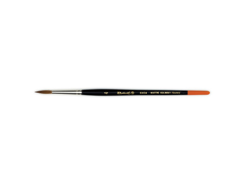 Round natural bristles Martre Kolinsky brush 8404 series - Raphael - no. 4