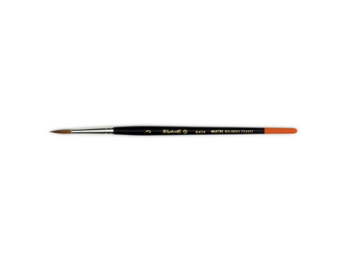 Round natural bristles Martre Kolinsky brush 8404 series - Raphael - no. 3
