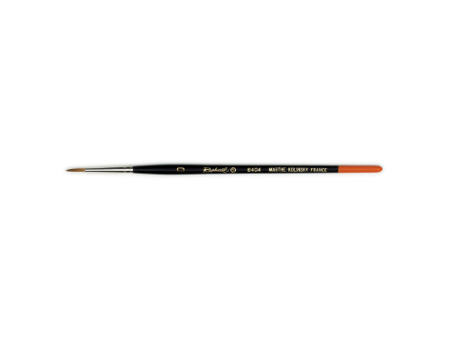Round natural bristles Martre Kolinsky brush 8404 series - Raphael - no. 0