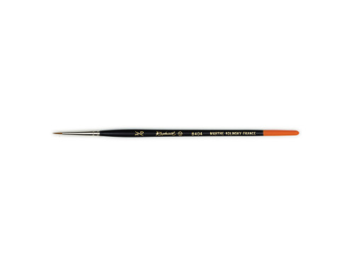 Round natural bristles Martre Kolinsky brush 8404 series - Raphael - no. 3/0