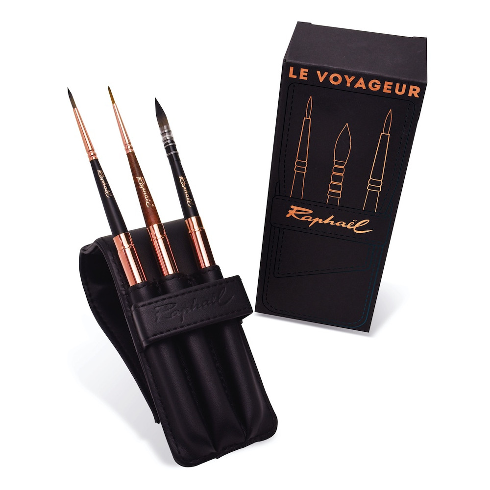 Le Voyageur brush set - Raphael - 3 pcs.
