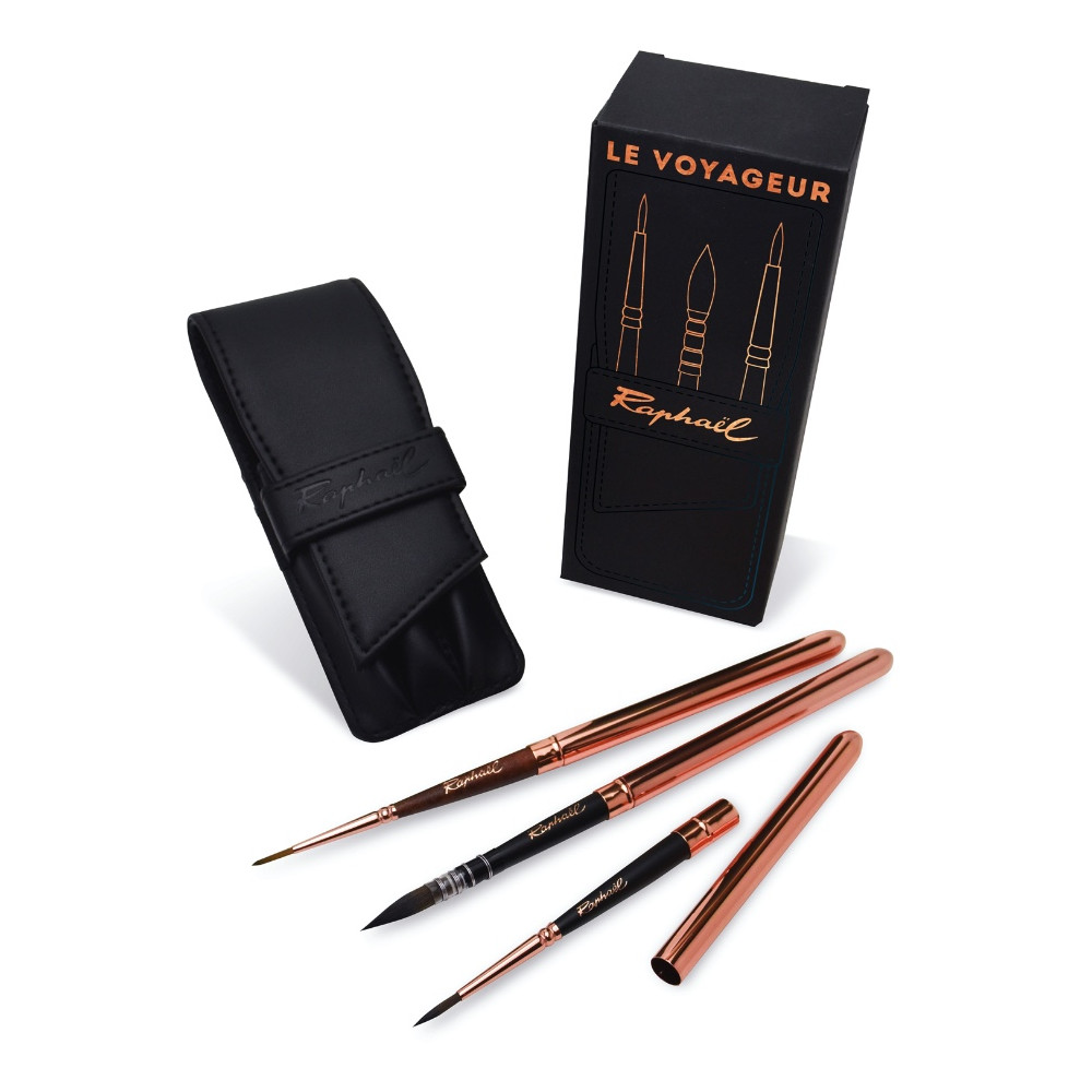 Le Voyageur brush set - Raphael - 3 pcs.