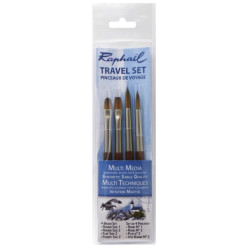 Zestaw pędzli podróżnych Travel Set - Raphael - 4 szt.