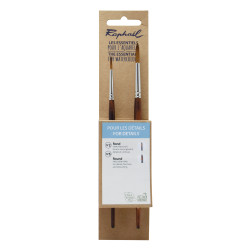 For Details Precision watercolor brush set - Raphael - 2 szt.