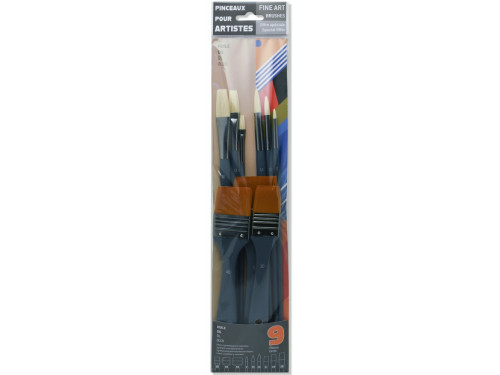 Fine Art oil brush set - Raphael - 9 pcs.