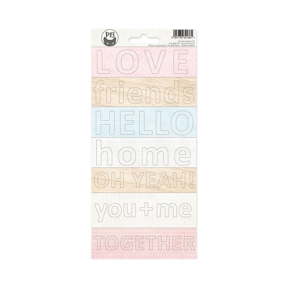 Arkusz naklejek 10,5 x 23 cm - Piątek Trzynastego - Baby Joy 02