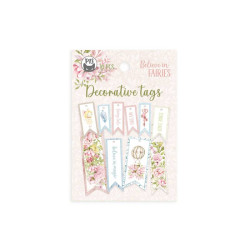 Decorative tag set - Piątek Trzynastego - Believe in Fairies 02, 10 pcs.