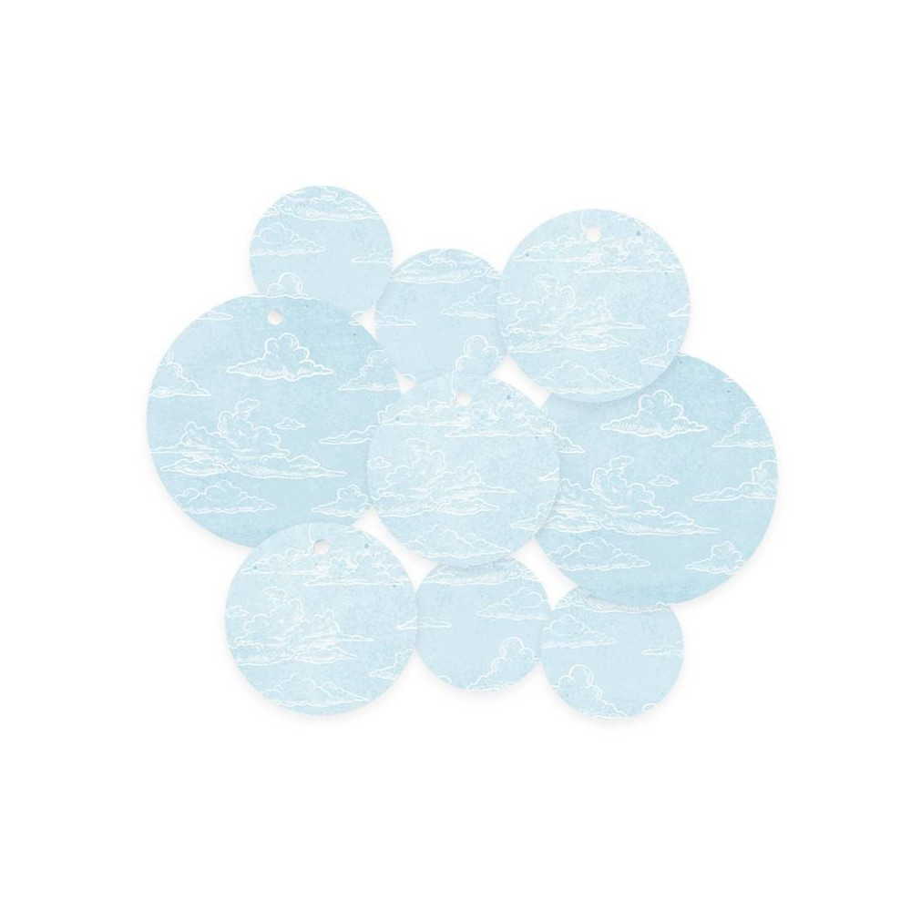 Decorative tag set - Piątek Trzynastego - Believe in Fairies 01, 9 pcs.