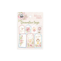 Decorative tag set - Piątek Trzynastego - Believe in Fairies 03, 7 pcs.