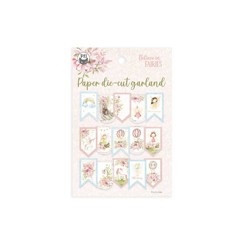 Banerek papierowy - Piątek Trzynastego - Believe in Fairies