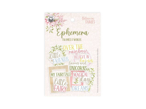 Zestaw elementów Ephemera - Piątek Trzynastego - Believe in Fairies, 13 szt.