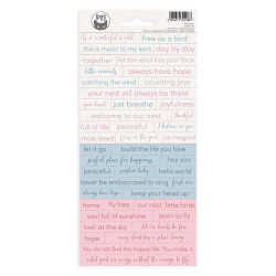 Set of stickers 10,5 x 22 cm - Piątek Trzynastego - Birdhouse 01