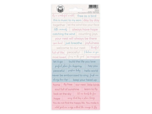 Arkusz naklejek 10,5 x 22 cm - Piątek Trzynastego - Birdhouse 01