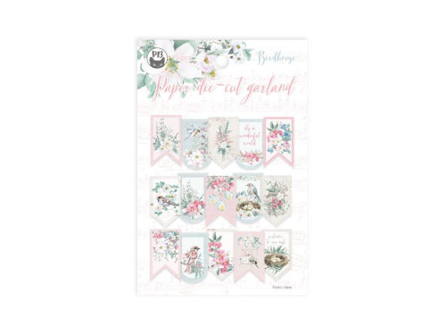 Paper die-cut garland - Piątek Trzynastego - Birdhouse