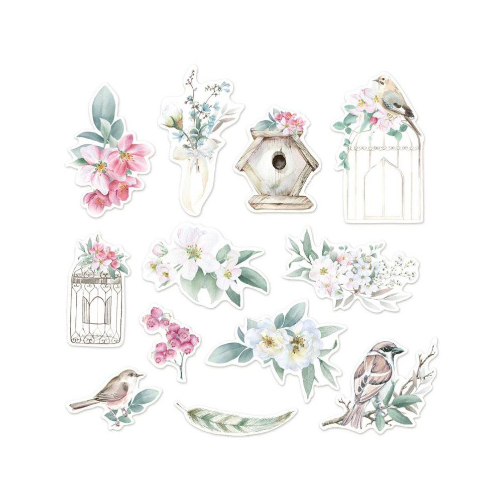 Zestaw elementów Ephemera - Piątek Trzynastego - Birdhouse, 12 szt.