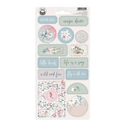 Set of cardboard stickers - Piątek Trzynastego - Birdhouse, 17 pcs.