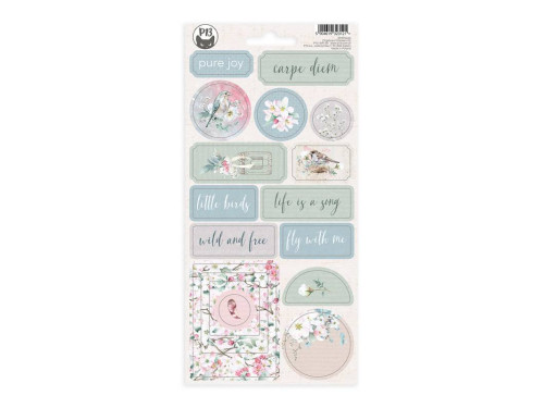 Set of cardboard stickers - Piątek Trzynastego - Birdhouse, 17 pcs.