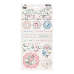 Set of cardboard stickers - Piątek Trzynastego - Birdhouse, 18 pcs.