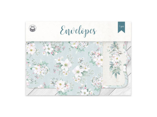 Set of mini envelopes 9 x 12 cm - Piątek Trzynastego - Birdhouse, 5 pcs.