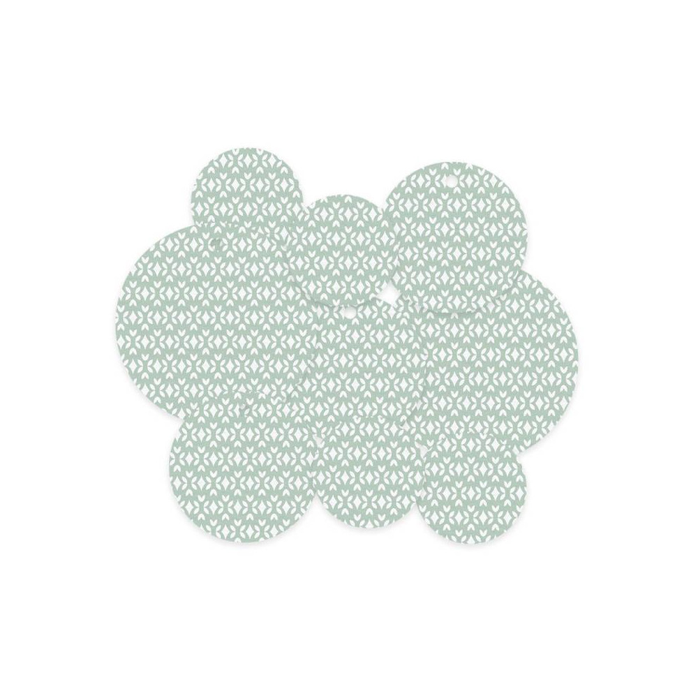 Decorative tags - Piątek Trzynastego - Coffee Break 01, 9 pcs.