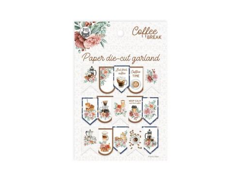 Benerek papierowy die cut - Piątek Trzynastego - Coffee Break