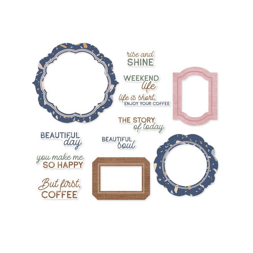 Frames & Words - Piątek Trzynastego - Coffee Break, 12 pcs.