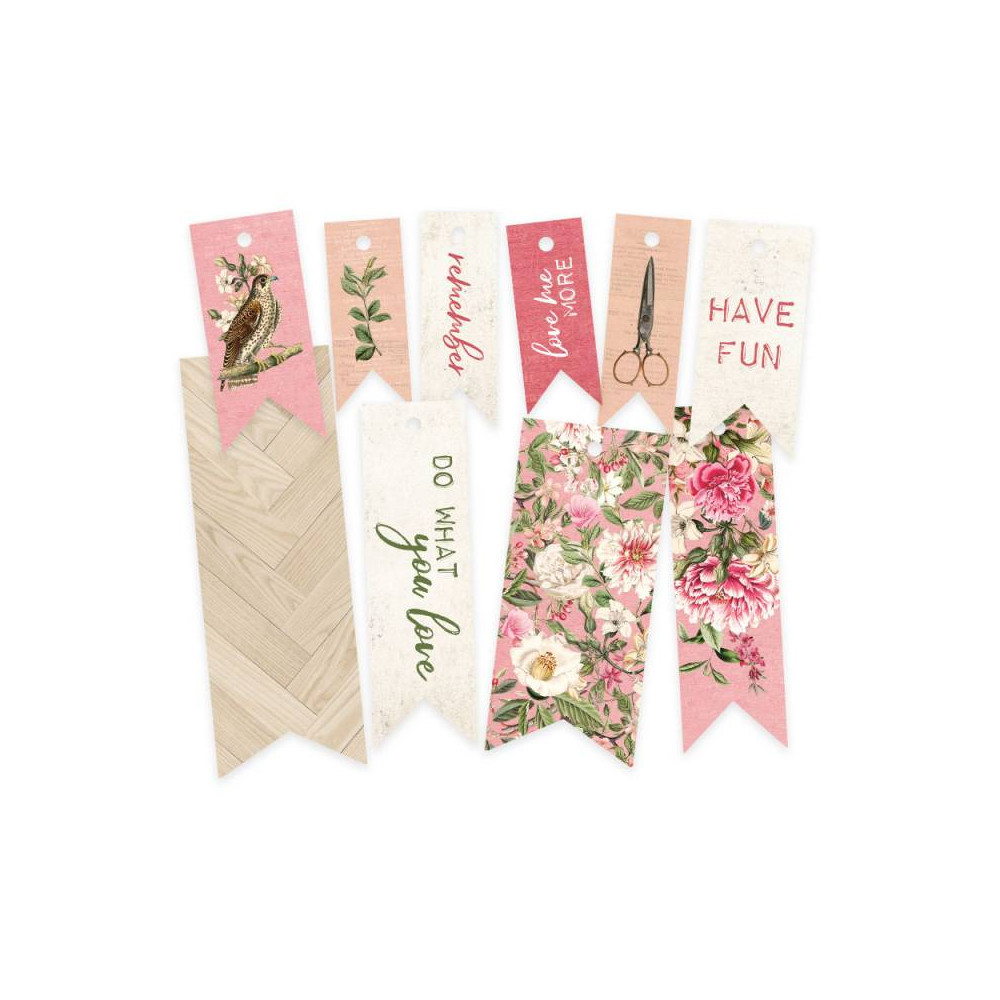 Decorative tags - Piątek Trzynastego - Dear Love 02, 10 pcs.