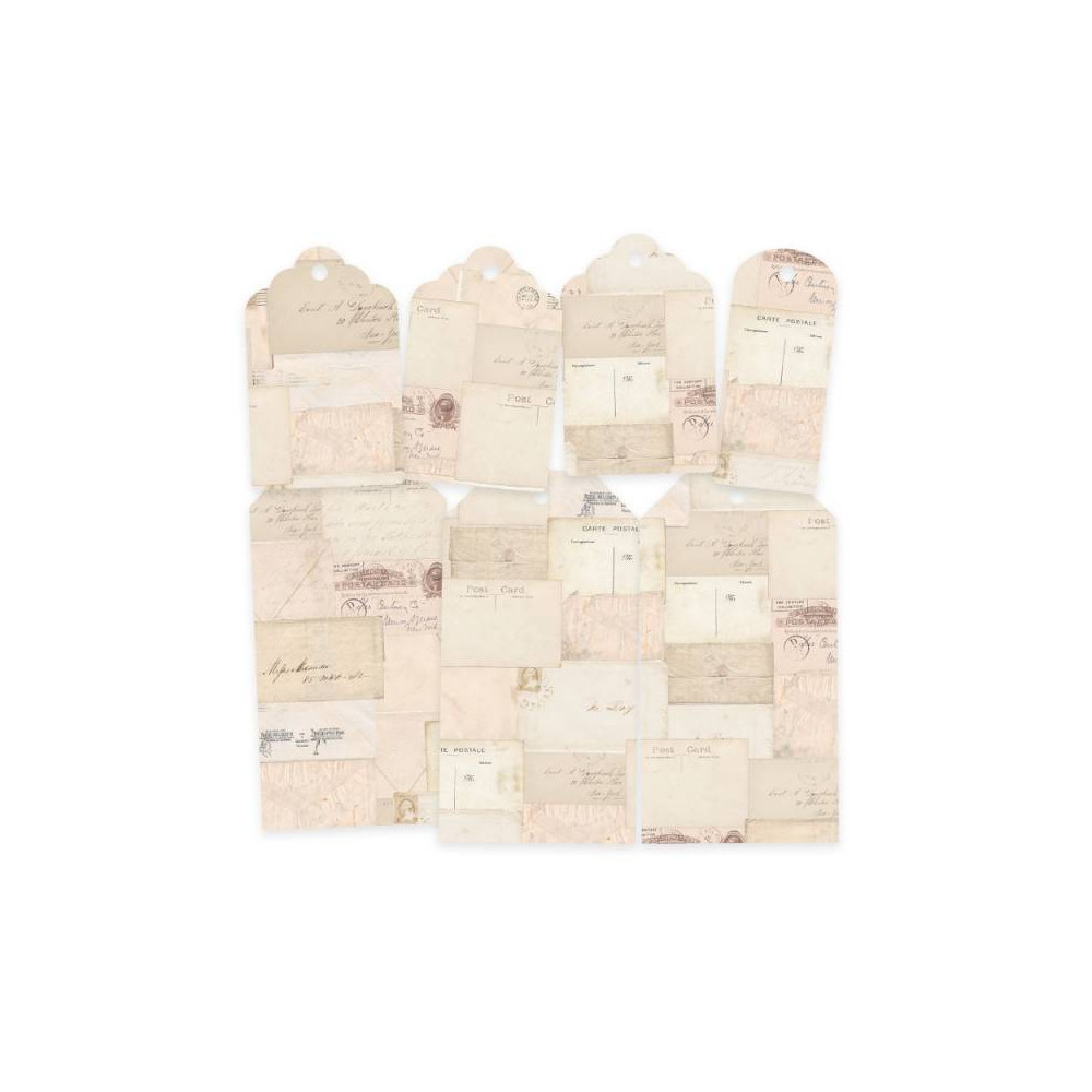 Decorative tags - Piątek Trzynastego - Dear Love 03, 7 pcs.