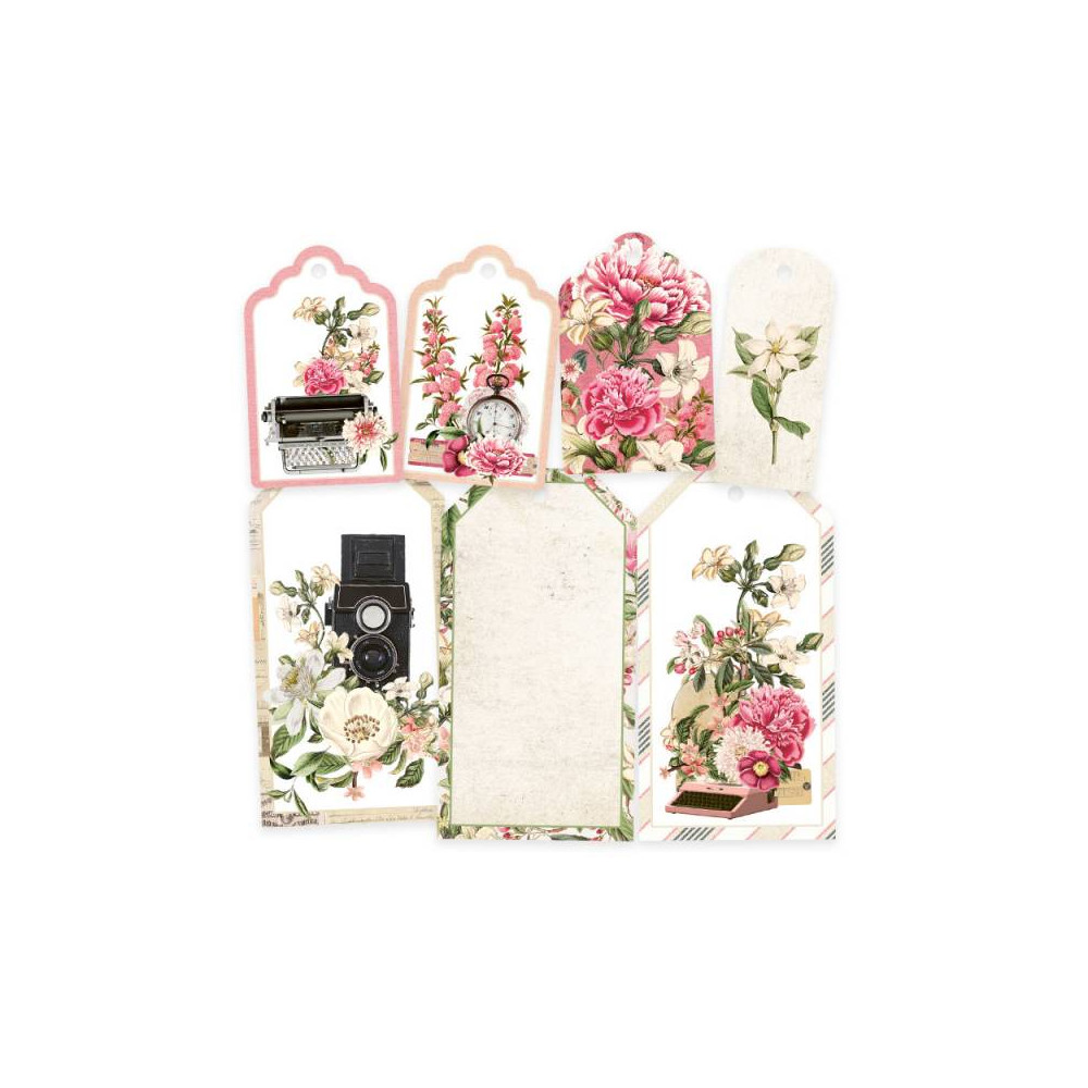 Decorative tags - Piątek Trzynastego - Dear Love 03, 7 pcs.