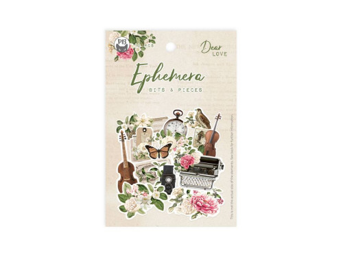 Ephemera bits & pieces - Piątek Trzynastego - Dear Love, 12 pcs.