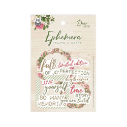 Frames & Words - Piątek Trzynastego - Dear Love, 12 pcs.