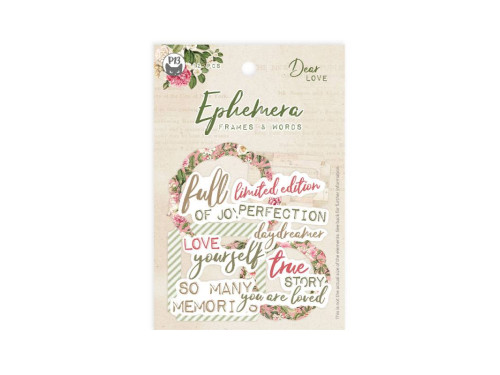 Frames & Words - Piątek Trzynastego - Dear Love, 12 pcs.