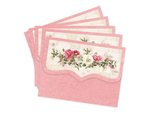 Set of mini envelopes 9 x 12 cm - Piątek Trzynastego - Dear Love, 5 pcs.