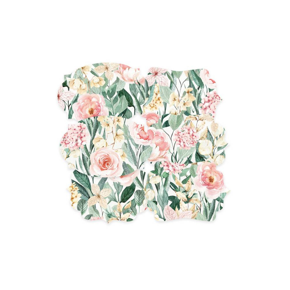 Tags set - Piątek Trzynastego - Flowerish 04, 6 pcs.