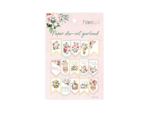 Banerek papierowy - Piątek Trzynastego - Flowerish