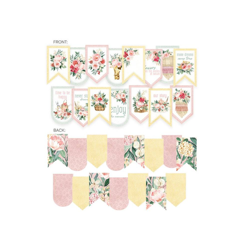 Banerek papierowy - Piątek Trzynastego - Flowerish