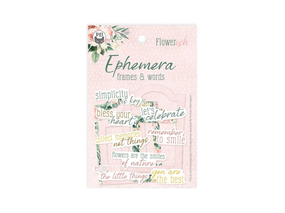 Frames & Words - Piątek Trzynastego - Flowerish 12 pcs.