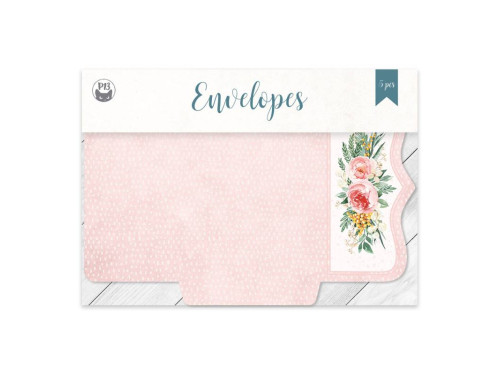 Set of mini envelopes 9 x 12 cm - Piątek Trzynastego - Flowerish, 5 pcs.