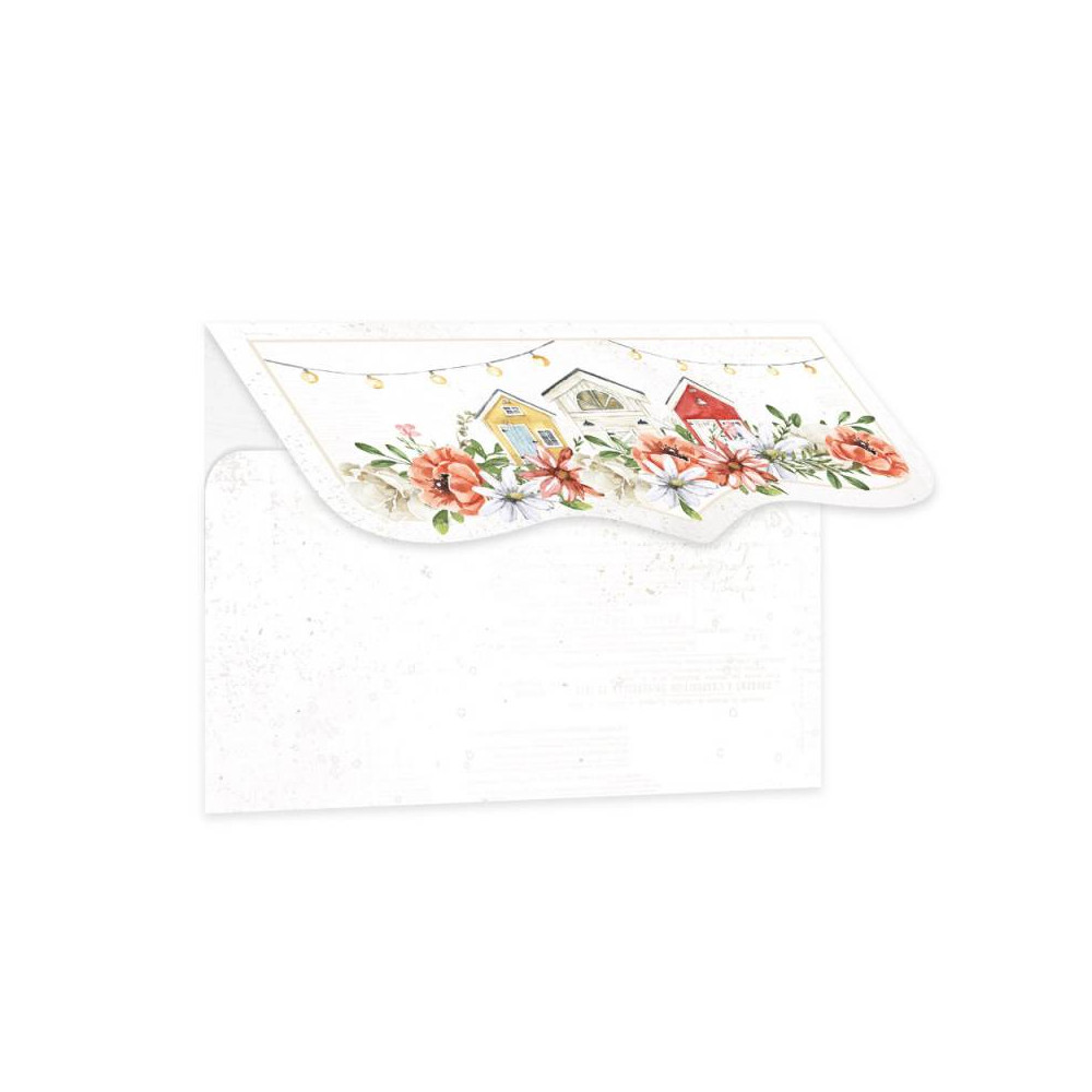 Set of mini envelopes 9 x 12 cm - Piątek Trzynastego - Farm Sweet Farm, 5 pcs.