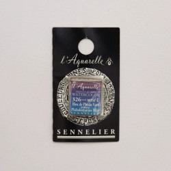 l’Aquarelle watercolor paint half pan - Sennelier - 326, Phthalocyanine Blue