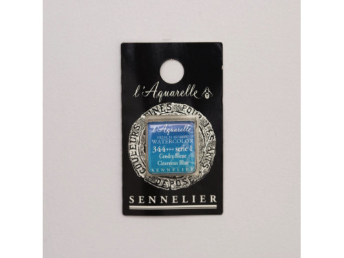 l’Aquarelle watercolor paint half pan - Sennelier - 344, Cinereous Blue