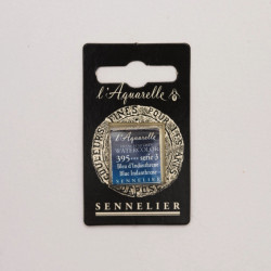 Farba akwarelowa w półkostce l’Aquarelle - Sennelier - 395, Blue Indanthrene