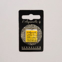 Farba akwarelowa w półkostce l’Aquarelle - Sennelier - 529, Cadmium Yellow Light