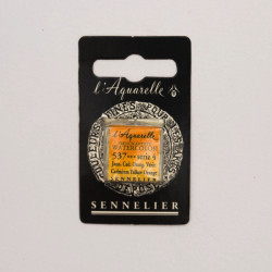 Farba akwarelowa w półkostce l’Aquarelle - Sennelier - 537, Cadmium Yellow Orange