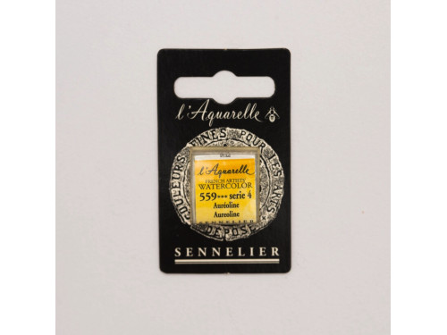 Farba akwarelowa w półkostce l’Aquarelle - Sennelier - 559, Aureoline